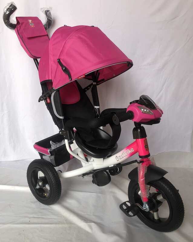 Picture of Велосипед 3390 - 47-204 Best Trike (1) НАДУВНІ КОЛЕСА d=29см. переднє, d = 26см. задні, ФАРА З USB, пульт