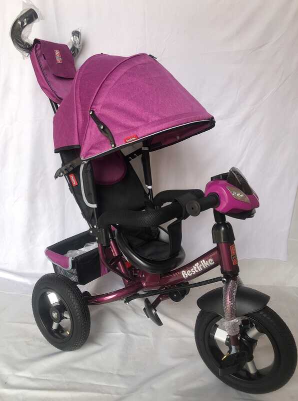 Picture of Велосипед 3390 - 69-188 Best Trike (1) НАДУВНІ КОЛЕСА d=29см. переднє, d = 26см. задні, ФАРА З USB, пульт