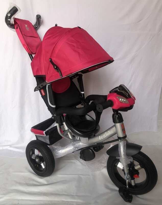 Picture of Велосипед 3390 - 72-082 Best Trike (1) НАДУВНІ КОЛЕСА d=29см. переднє, d = 26см. задні, ФАРА З USB, пульт