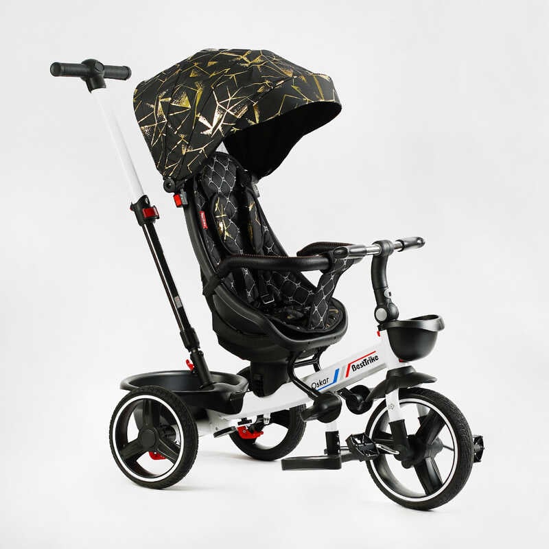 Picture of Велосипед 6390 – 15-170 BestTrike "Oscar" (1) ПОВОРОТНЕ СИДІННЯ, КЕРМО СКЛАДАЄТЬСЯ, КОЛЕСА З ПРОГУМОВАНИМ PU, КОШИК, ТЕЛЕСКОПІЧНА РУЧКА