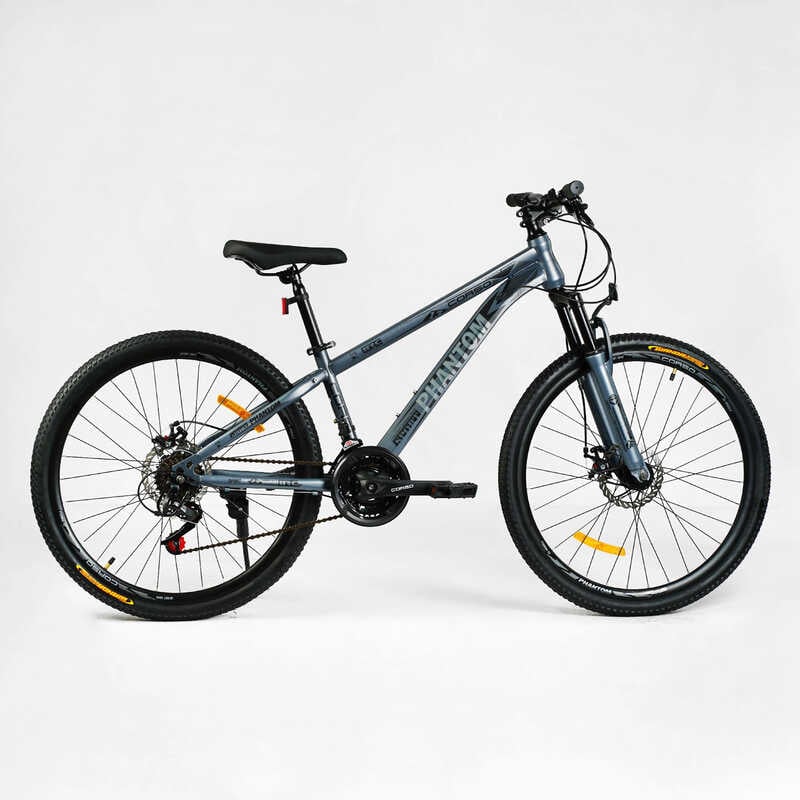 Picture of Велосипед Спортивний Corso 26" дюймів «Phantom» PH-26300 (1) рама сталева 13’’, обладнання SunRun 21 швидкість, зібран на 75%