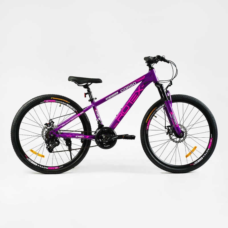 Picture of Велосипед Спортивний Corso 26" дюймів «Rotex» RX-26493 (1) рама сталева 13’’, обладнання LTWOO A2, 21 швидкість, зібран на 75%