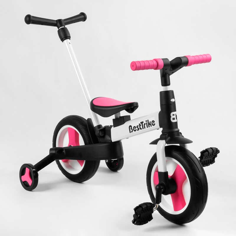 Picture of Велосипед-трансформер Best Trike 55475 (1) колеса PU 10'', батьківська ручка, знімні педалі