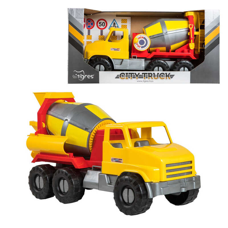 Picture of гр Авто "City Truck" бетонозмішувач 39365 (6) "Tigres", в коробці