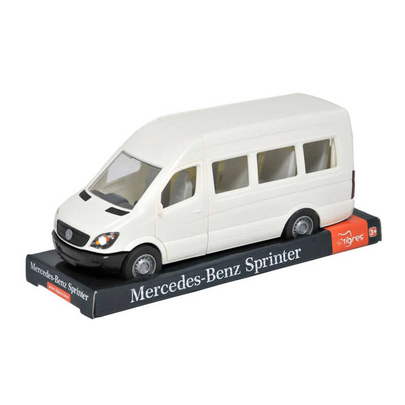 Picture of гр Автомобіль "Mercedes-Benz Sprinter" пасажирський (білий) на планшетці 39704 (6) "Tigres"