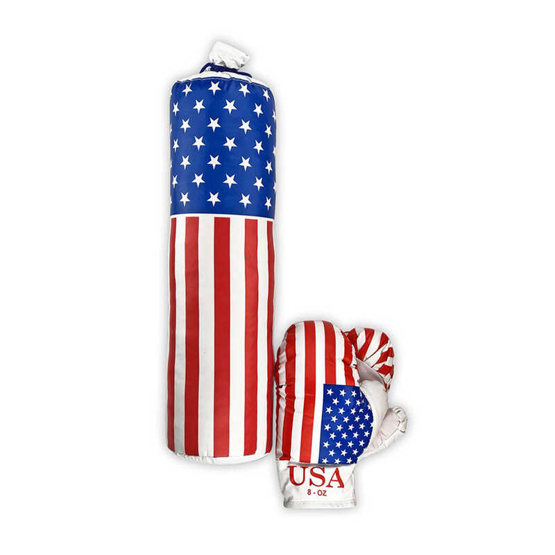 Picture of гр Боксерський набір Середній "USA" M-USA (10) "Danko Toys"
