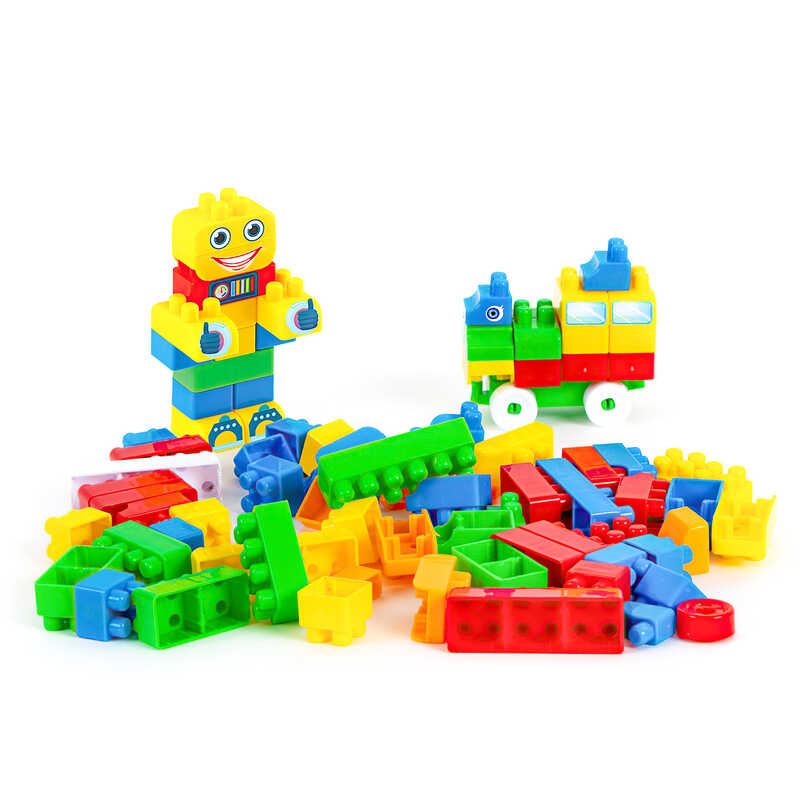Picture of гр Конструктор "Mini Blocks №2" (105 деталей) 116/2 (12) "Bamsic", наліпки, в пакеті