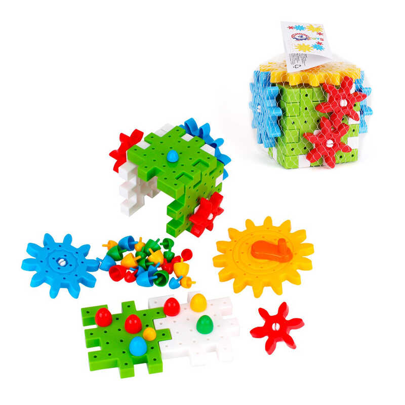 Picture of гр Конструктор 7266 (15) "Technok Toys", 53 деталі, в сітці