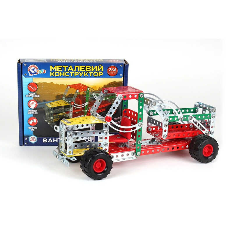 Picture of гр Конструктор метал "Вантажівка" 4883 (10) "Technok Toys" 236 деталей, в коробці