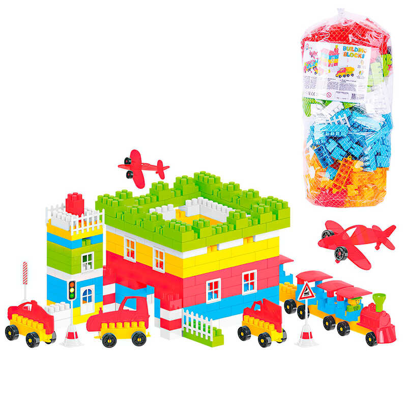 Picture of гр Конструктор №5 0533 (6) "Technok Toys" 310 деталей, в пакеті