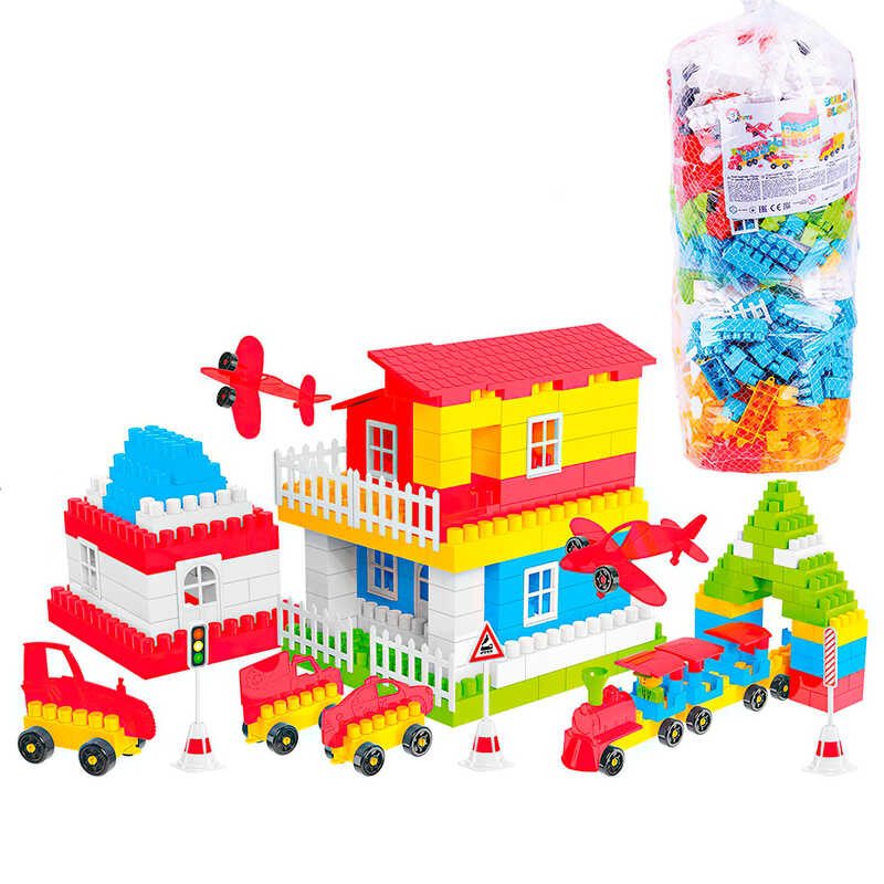 Picture of гр Конструктор №6 0540 (5) "Technok Toys", 380 деталей, в пакеті