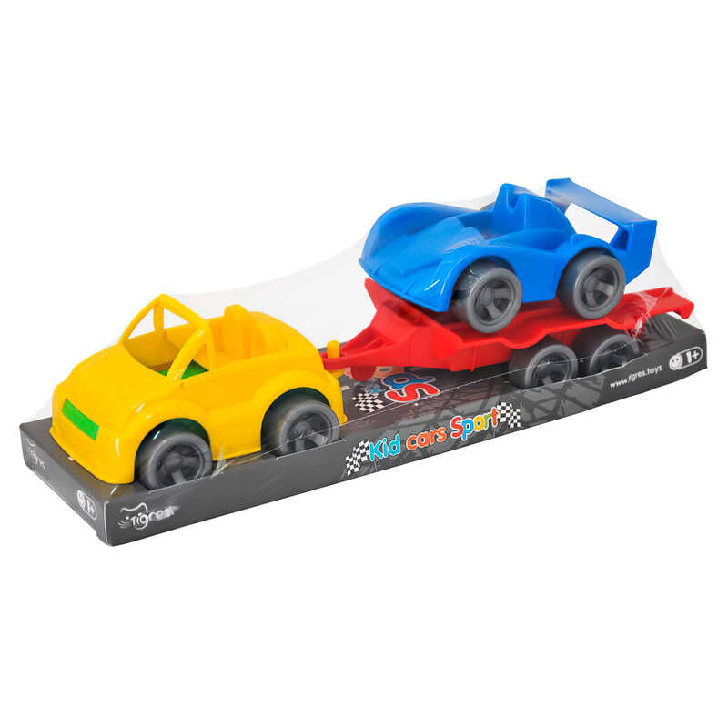 Picture of гр Набір авто "Kid cars Sport" 3 ел. на планшетці (кабріолет+гонка) 39824 (30) "Tigres"