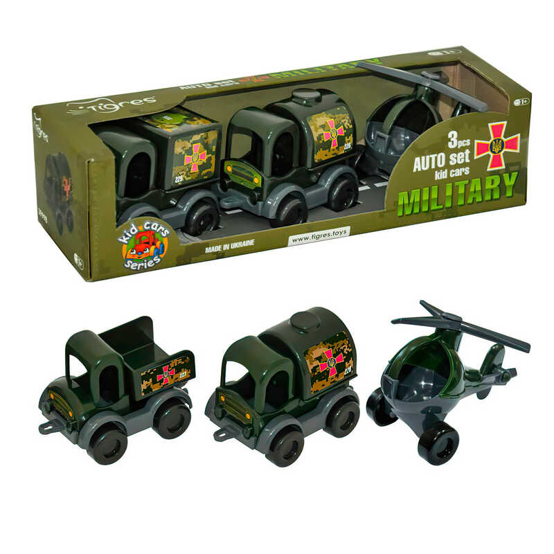 Picture of гр Набір авто "Kids cars" військовий 39998 (40) "Tigres", у коробці