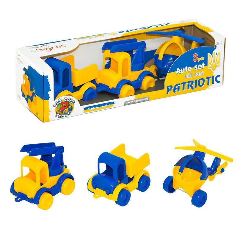 Picture of гр Набір авто "Kids cars" патріотичний 39996 (40) "Tigres", у коробці
