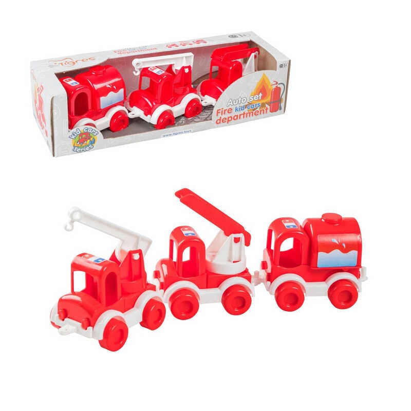 Picture of гр Набір авто "Kids cars" пожежна 39547 (32) "Tigres", 3 машинки