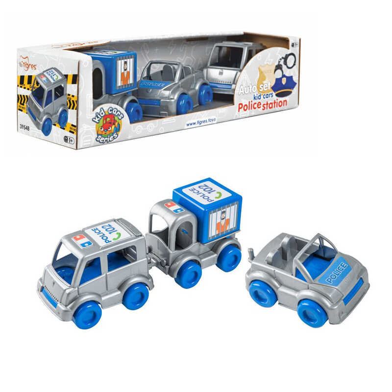 Picture of гр Набір авто "Kids cars" поліцейська 39548 (32) "Tigres", 3 машинки