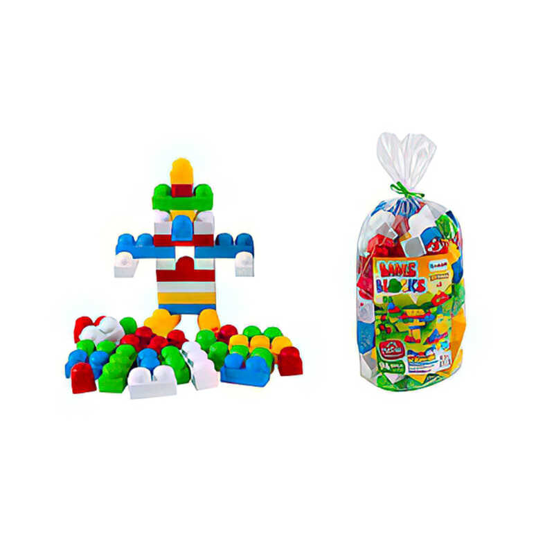 Picture of гр Конструктор "BAMSIBLOCK №2" 115/3 (12) 94 дет, "BAMSIC", в пакеті