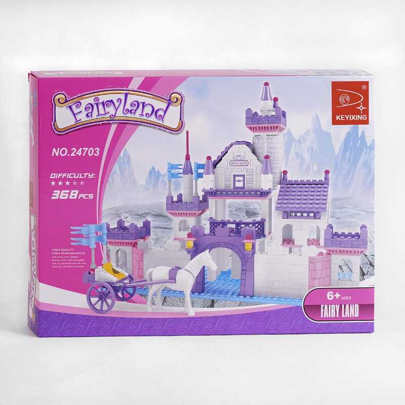 Picture of Конструктор AUSINI 24703 (12/2) 368 деталей, “Fairyland”, королівський замок, в коробці