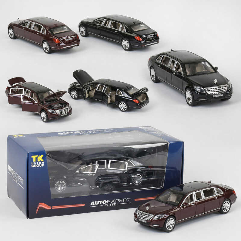 Picture of Машина металева EL 3619 (36) "Авто Експерт Преміум", 2 кольори, 1:24, світло, звук, інерція, відчиняються двері, багажник, капот, в коробці