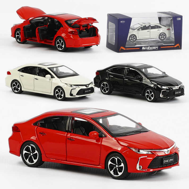Picture of Машина металопластик GT - 6258 (72/2) "Авто Експерт", 3 кольори, 1:32, світло, звук, інерція, відчиняються двері, багажник, капот, в коробці