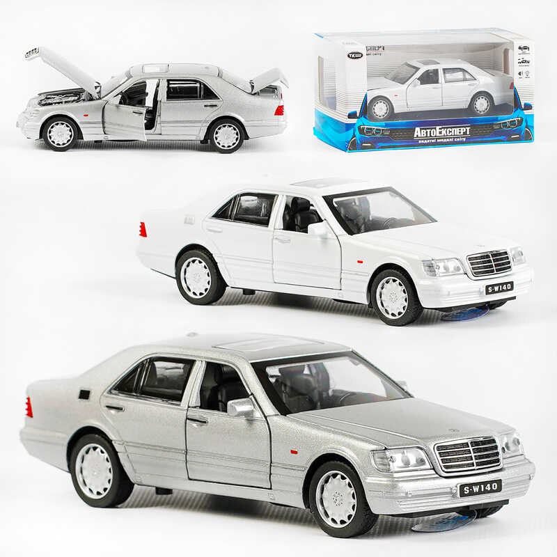 Picture of Машина металопластик LF - 43189 (72/2) "Авто Експерт", 2 кольори, 1:32, світло, звук, інерція, відчиняються двері, багажник, капот, в коробці