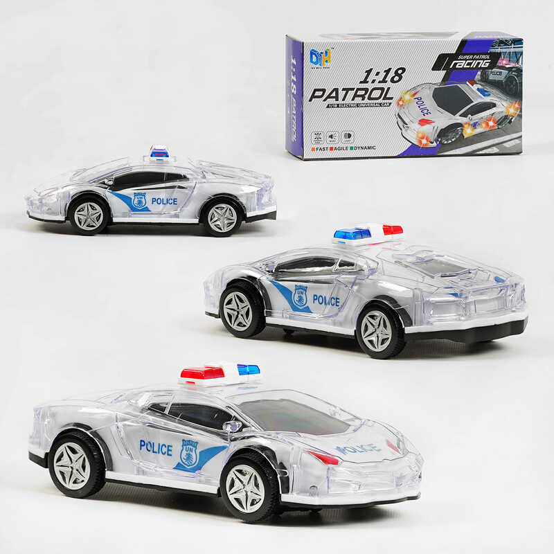Picture of Машинка 012 (108/2) світло, звук, 1:18, колесо вільного ходу, на батарейках, в коробці