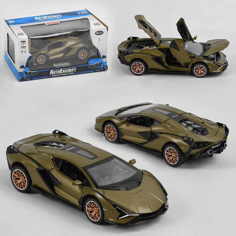 Picture of Машинка 29205 (72) "Авто Експерт", металопластик, масштаб 1:32, підсвічування фар, звук, інерція, відчиняються двері, багажник, капот, в коробці