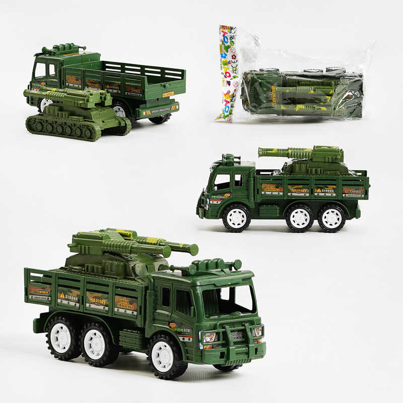 Picture of Машинка DB 968 A-5 (240/2) військова вантажівка, танк, інерція, у пакеті