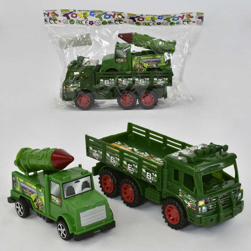 Picture of Набір машин 858 В-20 (120/2) "Військова техніка", інерція, рухомі деталі, 2шт у пакеті
